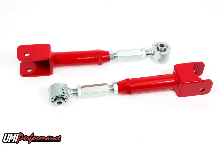 2010+ Camaro / 08-09 Pontiac G8 UMI Performance Adjustable Rear Trailing Arms w/ Roto-Joints