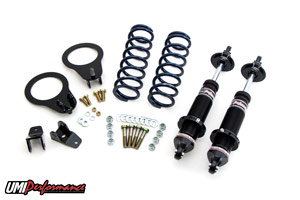 82-02 Fbody UMI Performance Rear Coil Over Kit w/Single Adjustable Monotube Shocks