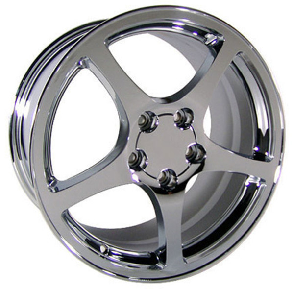 OE Wheels Corvette C5 Y2K Replica Wheel - Chrome 17x8.5" (58mm Offset)