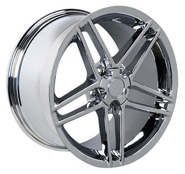 OE Wheels Corvette C6 ZO6 Replica Wheel - Chrome 17x9.5" (54mm Offset)