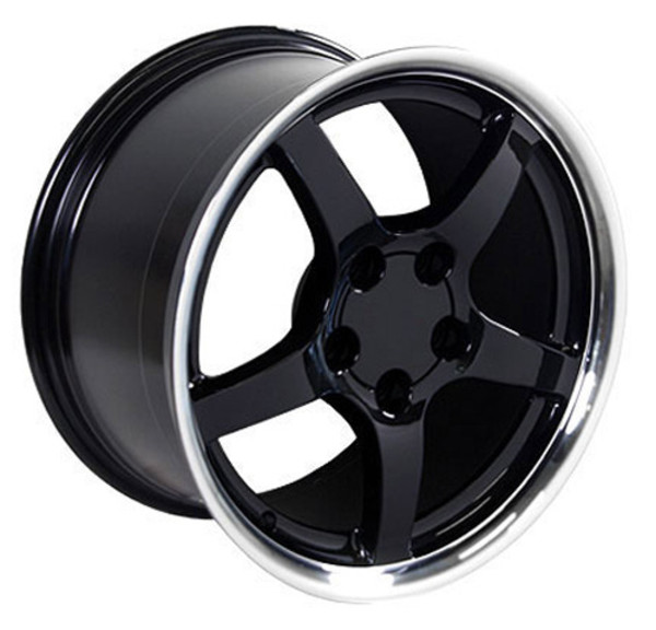 OE Wheels Corvette C5 Y2K Replica Wheel - Black 17x9.5" (54mm Offset)