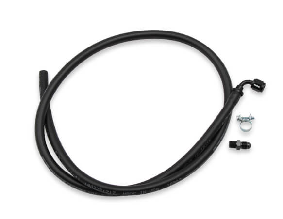 Holley LS Steam Tube Kit w/ Black Push-On Hose