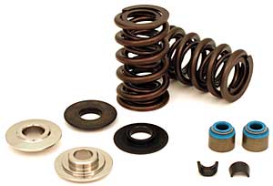 Crane Cams LS Series High Performance Dual Valve Spring Kit w/Titanium Retainers (.660" Lift)