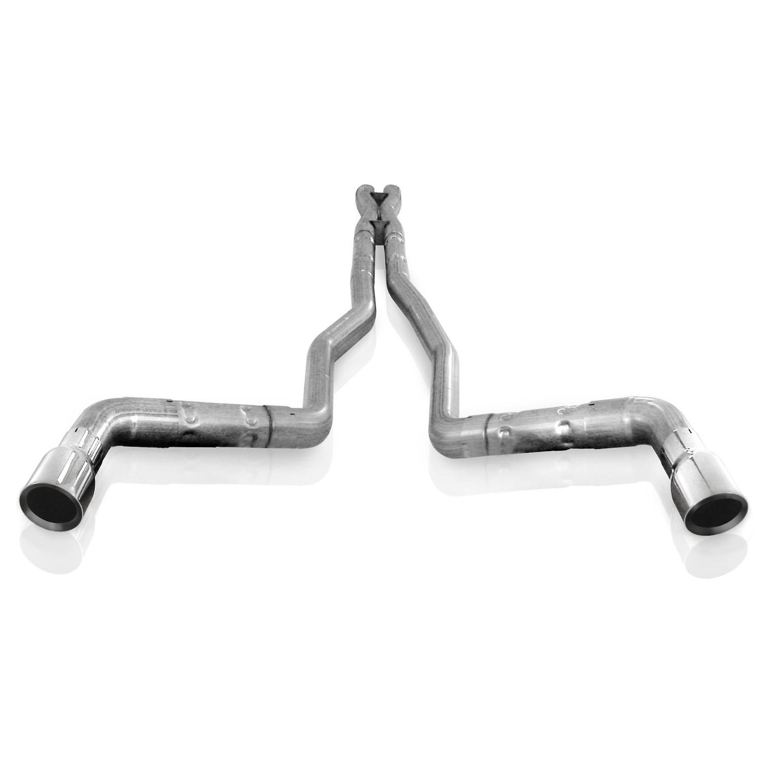 2010+ Camaro V8 Stainless Works 3" Dual Exhaust Chambered Mufflers w/3" Xpipe